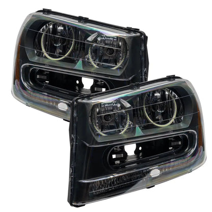 ORACLE Lighting 2002-2009 Chevrolet TrailBlazer Pre-Assembled Halo Headlights by ORACLE Lighting