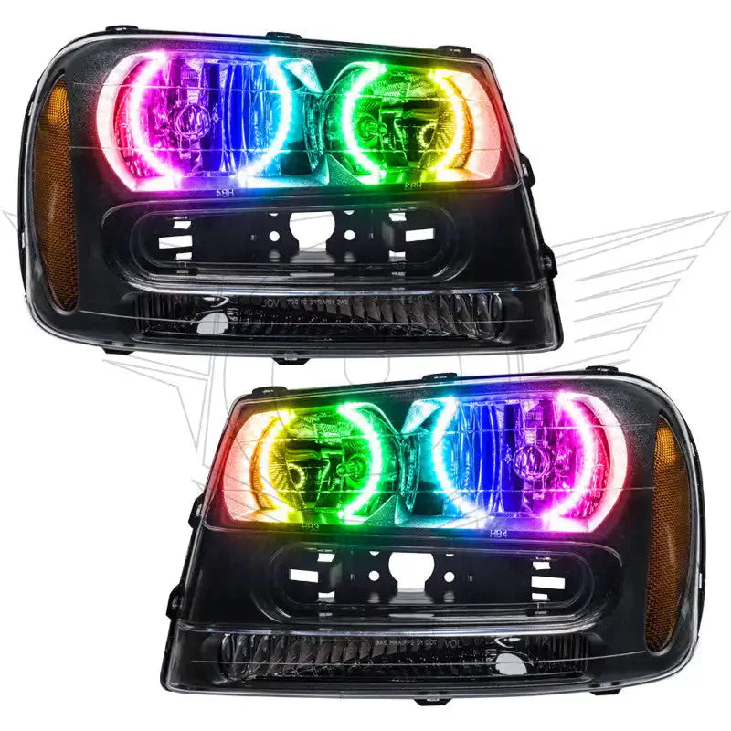 ORACLE Lighting 2002-2009 Chevrolet TrailBlazer Pre-Assembled Halo Headlights by ORACLE Lighting