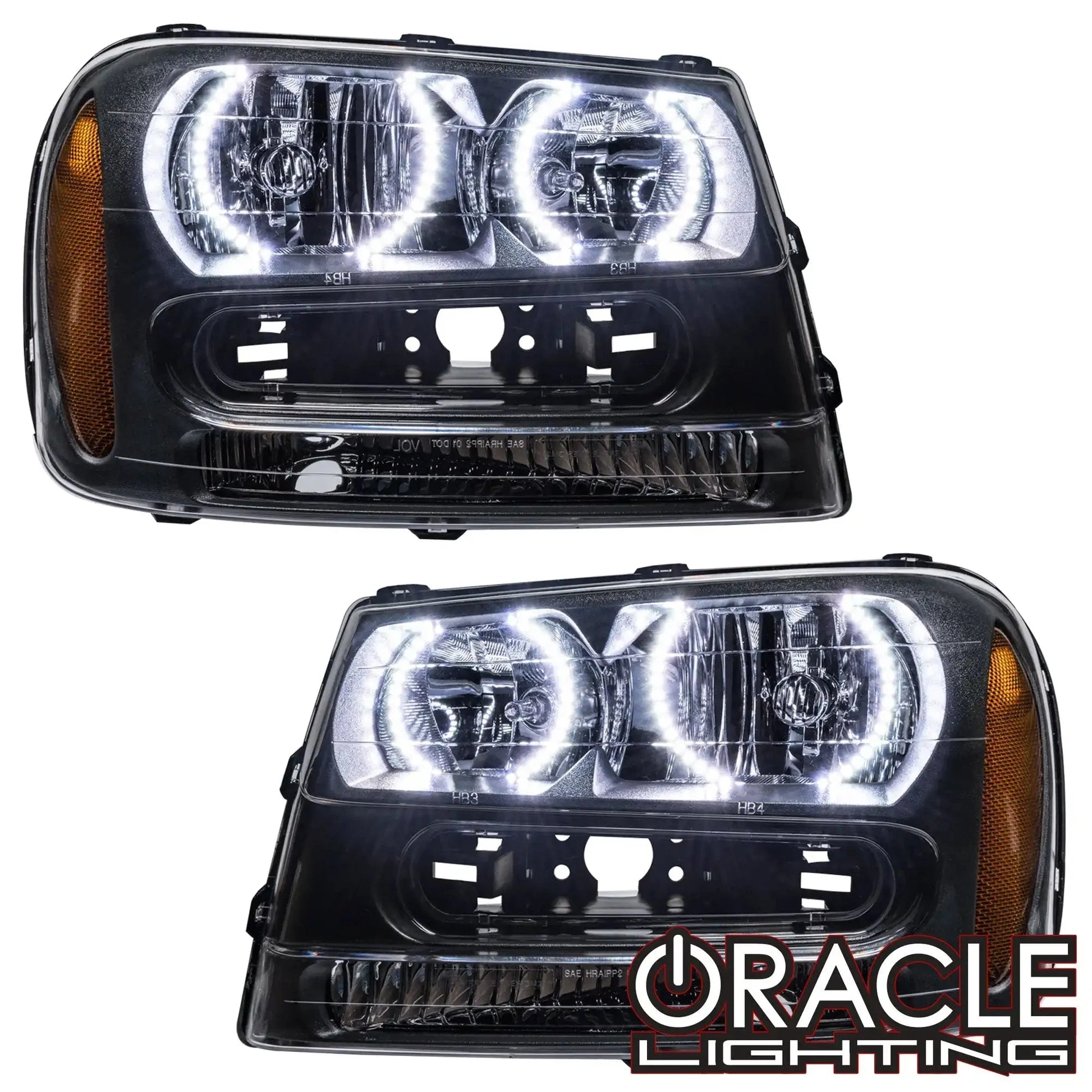 ORACLE Lighting 2002-2009 Chevrolet TrailBlazer Pre-Assembled Halo Headlights by ORACLE Lighting
