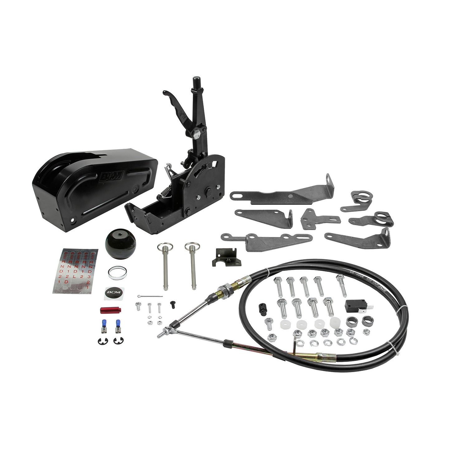 B&M AUTOMATIC GATED SHIFTER - PRO STICK - BLACK by B&M
