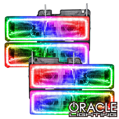 ORACLE Lighting 1995-2000 Chevrolet Tahoe Pre-Assembled Halo Headlights by ORACLE Lighting