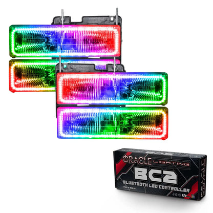 ORACLE Lighting 1992-1999 GMC Yukon Pre-Assembled Halo Headlights by ORACLE Lighting