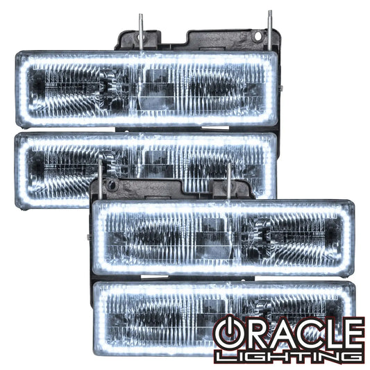 ORACLE Lighting 1992-1999 GMC Yukon Pre-Assembled Halo Headlights by ORACLE Lighting