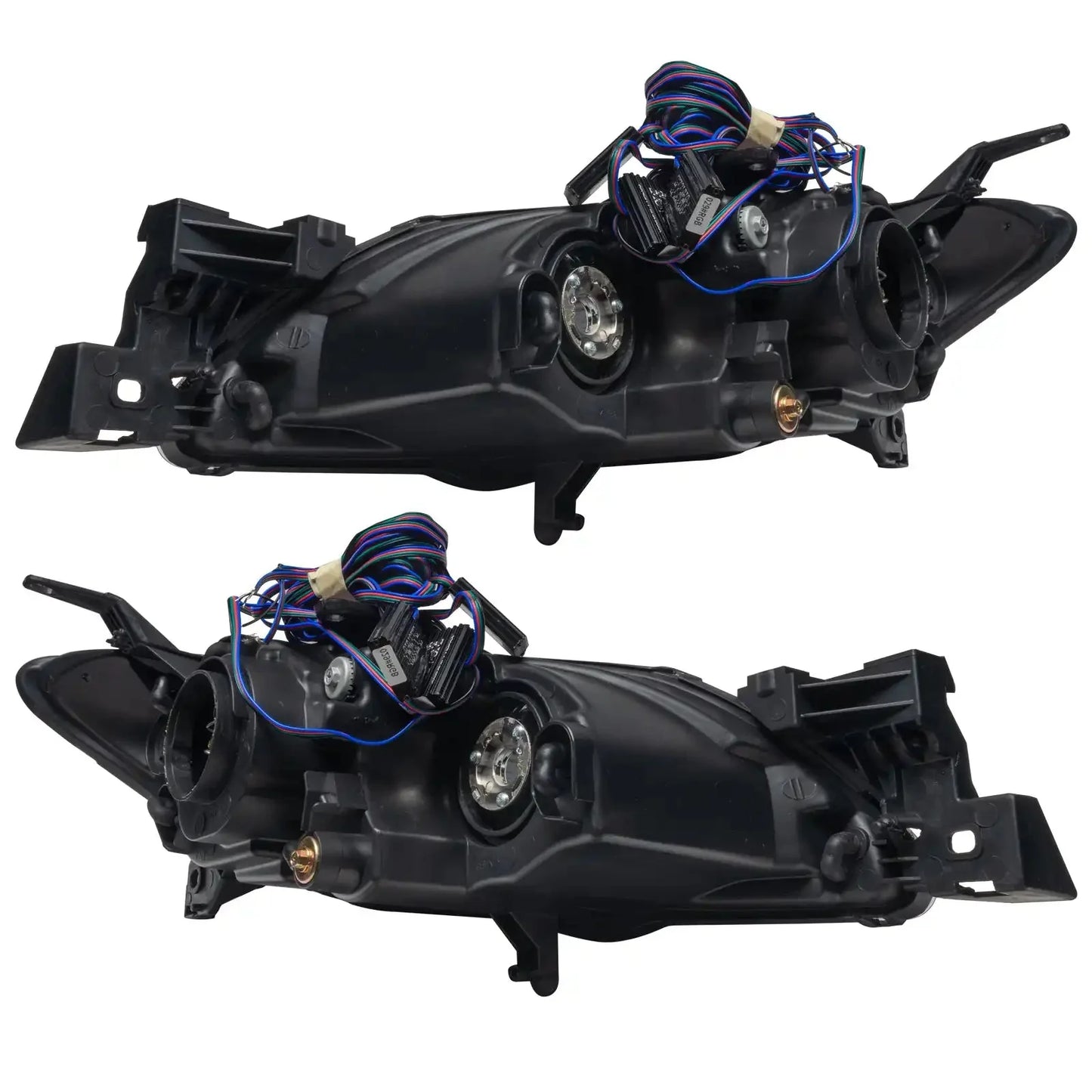 ORACLE Lighting 2004-2009 Mazda 3 Pre-Assembled Halo Headlights - 4DR HALOGEN STYLE by ORACLE Lighting