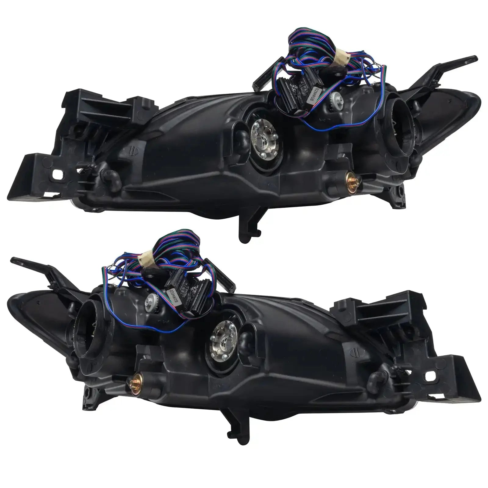 ORACLE Lighting 2004-2009 Mazda 3 Pre-Assembled Halo Headlights - 4DR HALOGEN STYLE by ORACLE Lighting