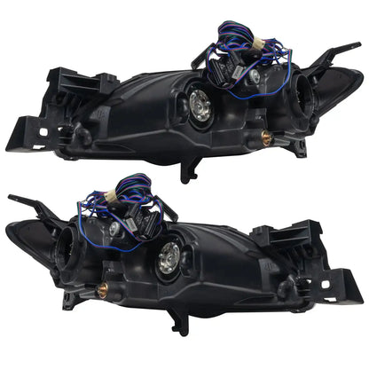 ORACLE Lighting 2004-2009 Mazda 3 Pre-Assembled Halo Headlights - 4DR HALOGEN STYLE by ORACLE Lighting