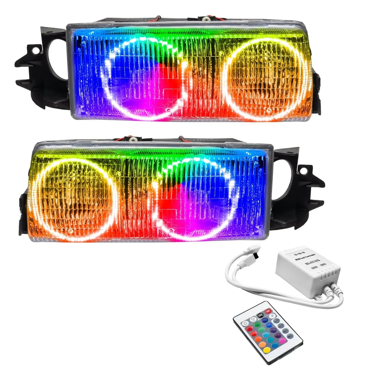ORACLE Lighting 1991-1996 Chevrolet Caprice Pre-Assembled Halo Headlights by ORACLE Lighting