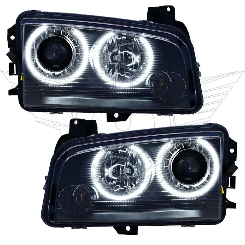 ORACLE Lighting 2008-2010 Dodge Charger Pre-Assembled Halo Headlights - HID by ORACLE Lighting