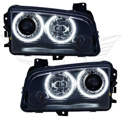 ORACLE Lighting 2008-2010 Dodge Charger Pre-Assembled Halo Headlights - HID by ORACLE Lighting