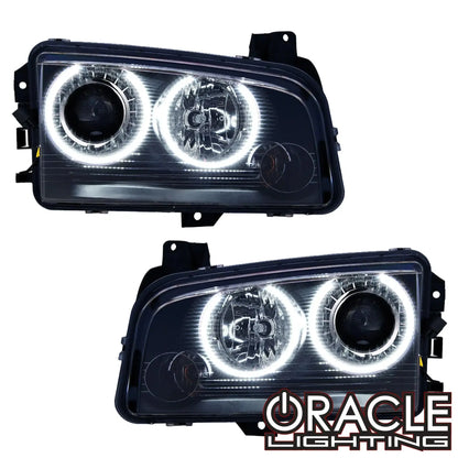 ORACLE Lighting 2008-2010 Dodge Charger Pre-Assembled Halo Headlights - HID by ORACLE Lighting