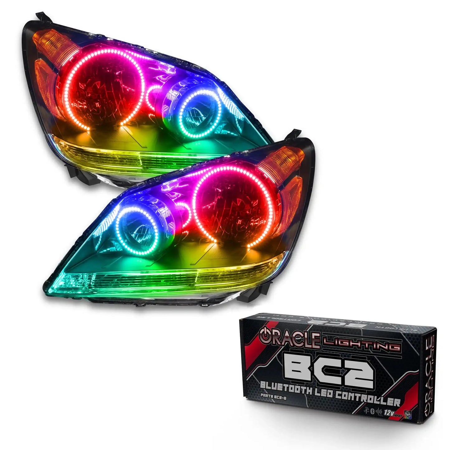 ORACLE Lighting 2008-2010 Honda Odyssey Pre-Assembled LED Halo Headlights by ORACLE Lighting