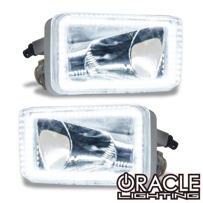 ORACLE Lighting 2007-2015 Chevrolet Silverado Pre-Assembled Fog Lights - Square Style Halo by ORACLE Lighting