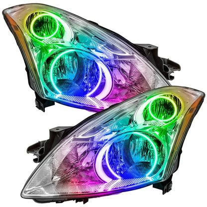 ORACLE Lighting 2010-2012 Nissan Altima Sedan Pre-Assembled LED Halo Headlights by ORACLE Lighting