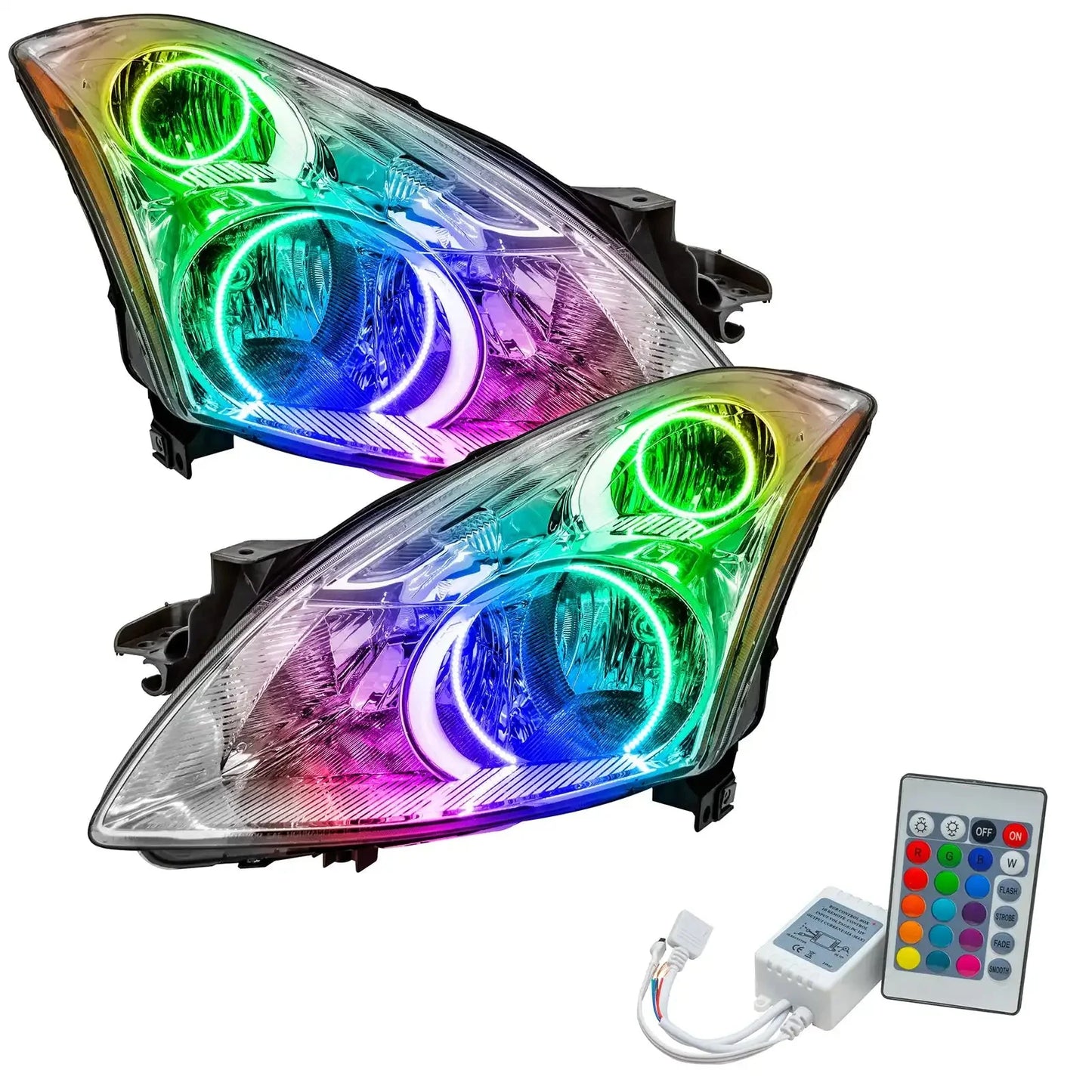 ORACLE Lighting 2010-2012 Nissan Altima Sedan Pre-Assembled LED Halo Headlights by ORACLE Lighting