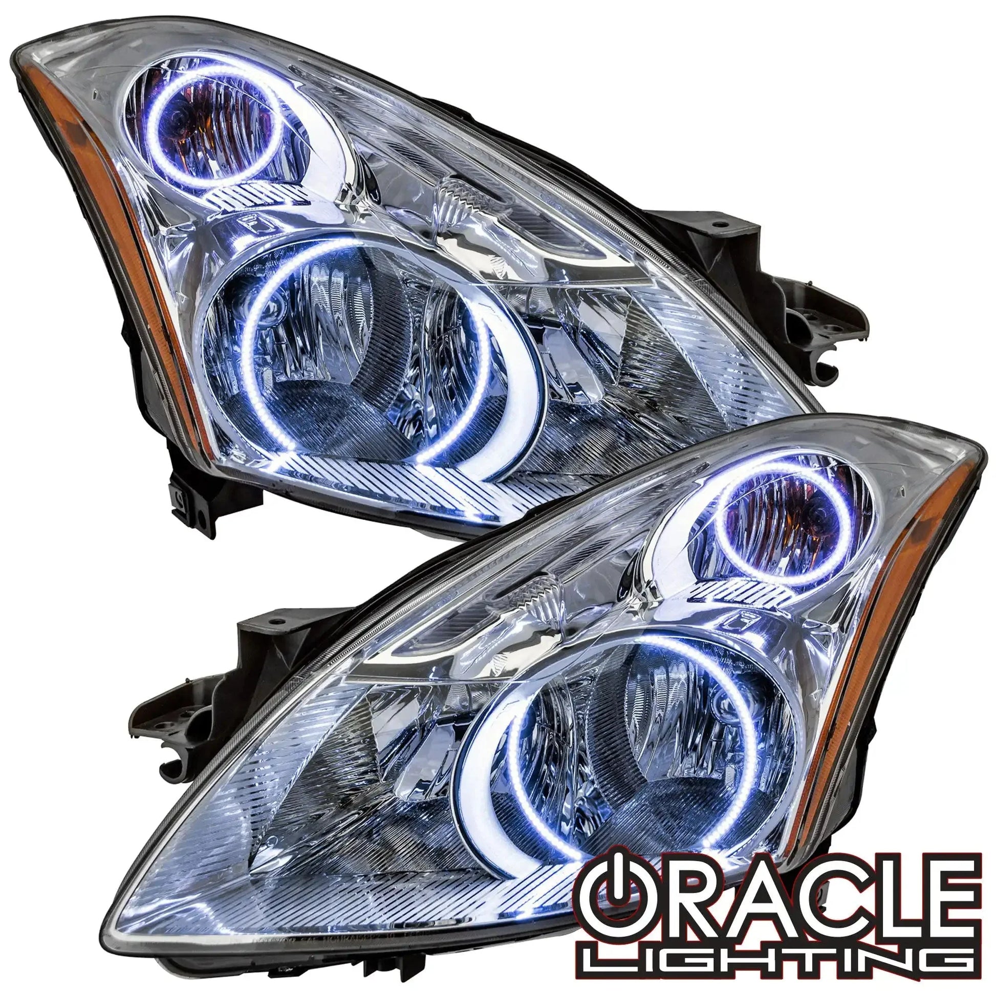 ORACLE Lighting 2010-2012 Nissan Altima Sedan Pre-Assembled LED Halo Headlights by ORACLE Lighting
