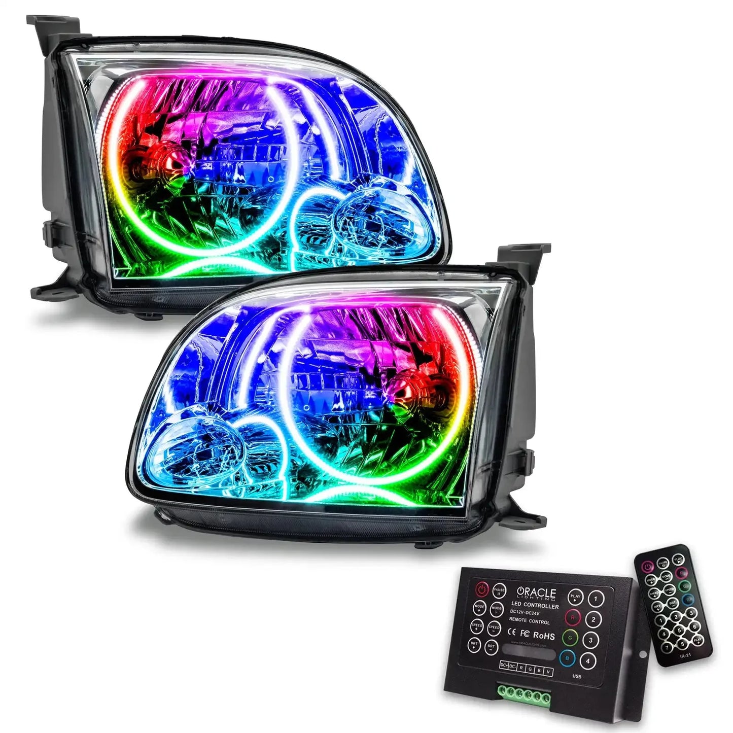 ORACLE Lighting 2005-2006 Toyota Tundra Regular/Accessible Cab Pre-Assembled LED Halo Headlights by ORACLE Lighting