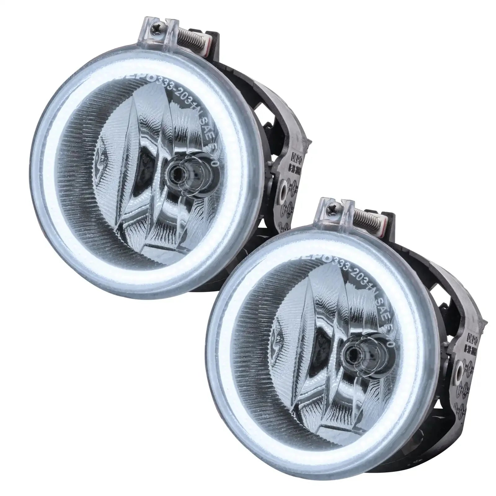 ORACLE Lighting 2011-2016 Jeep Patriot Pre-Assembled Halo Fog Lights by ORACLE Lighting