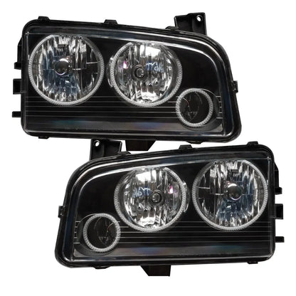 2005-2010 Dodge Charger Pre-Assembled Headlights - Non HID - Triple Halo by ORACLE Lighting