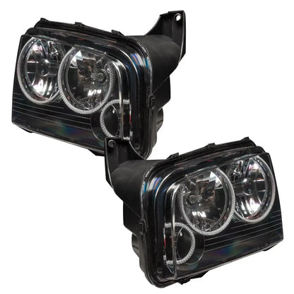 2005-2010 Dodge Charger Pre-Assembled Headlights - Non HID - Triple Halo by ORACLE Lighting