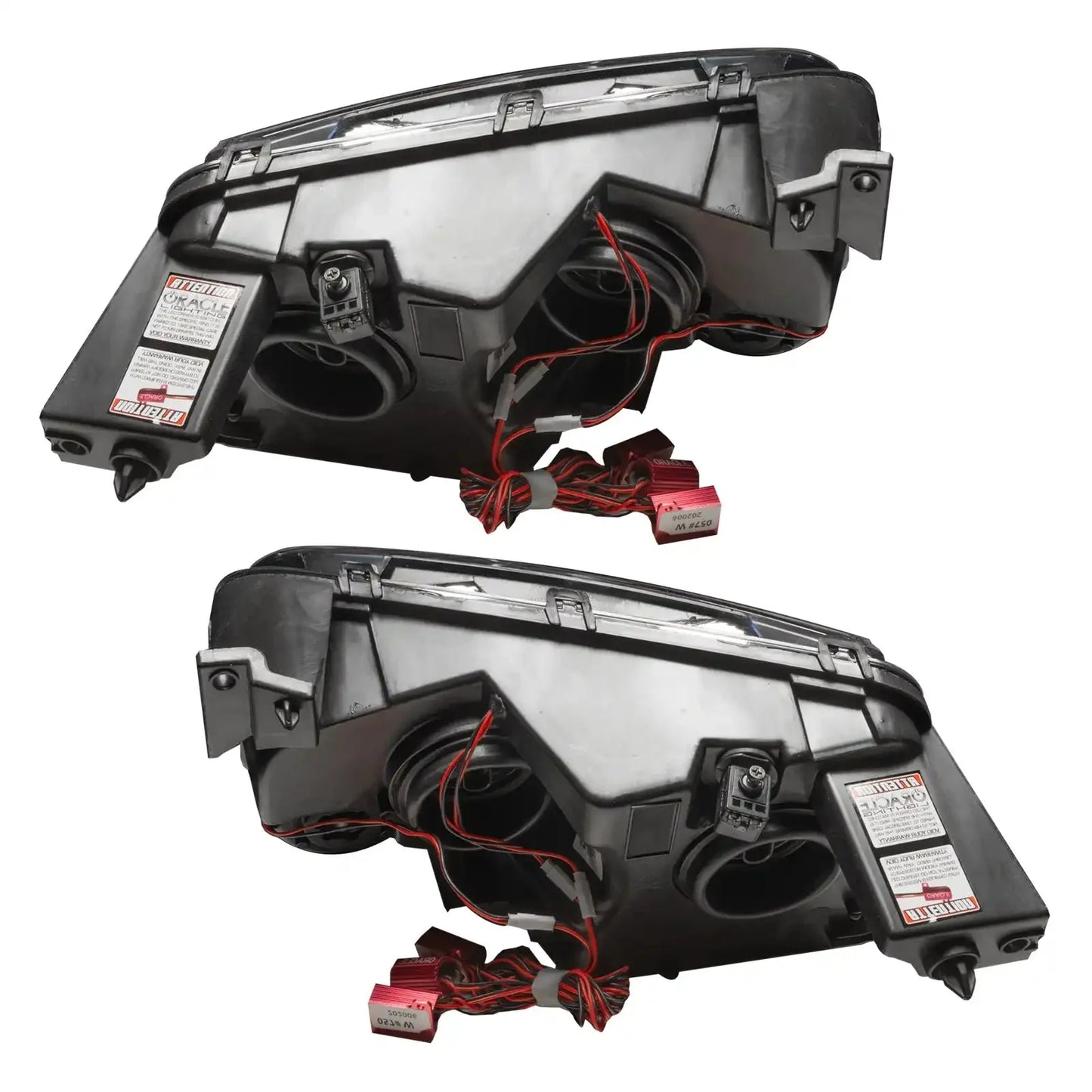 2005-2010 Dodge Charger Pre-Assembled Headlights - Non HID - Triple Halo by ORACLE Lighting