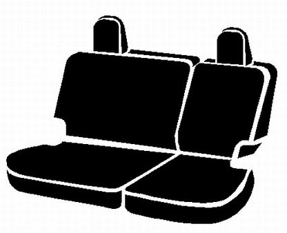 SL60 Series - Leatherlite Simulated Leather Custom Fit Rear Seat Cover- Gray by FIA
