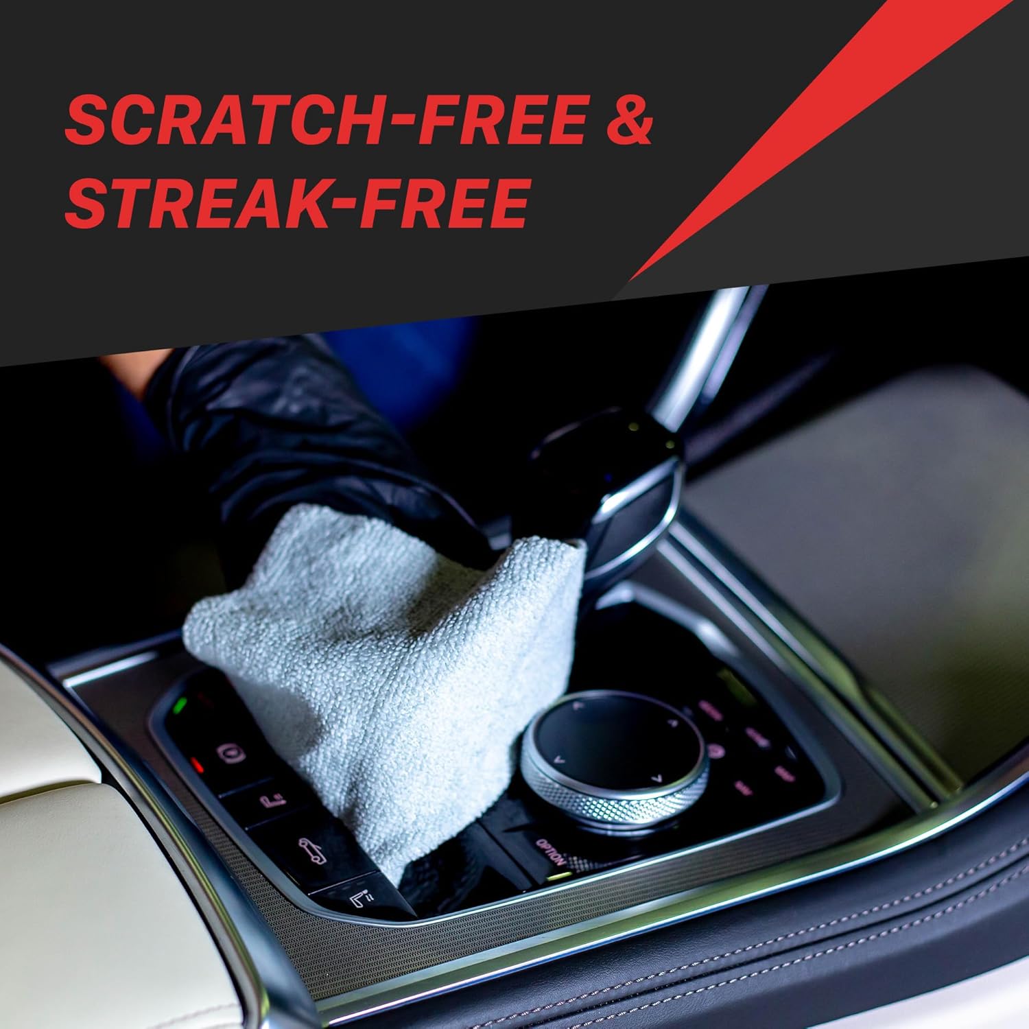 Detailing Microfiber Cloths | 180GSM Edgeless Reusable Microfiber Towels with Box by MaxshineUSA