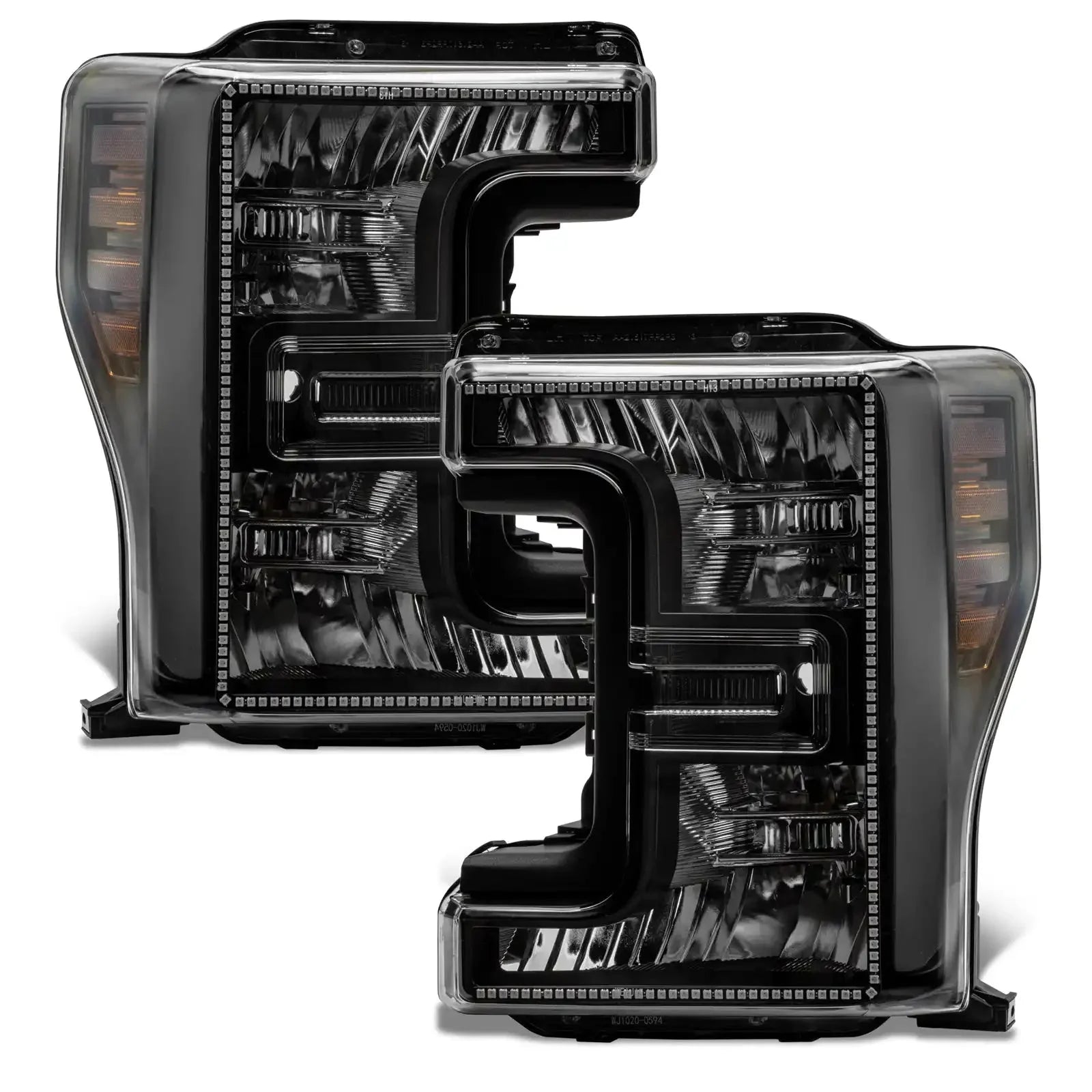 2017-2019 Ford F-250/F-350 Super Duty ORACLE Dynamic ColorSHIFT Pre-Assembled Headlights - Black Edition by ORACLE Lighting
