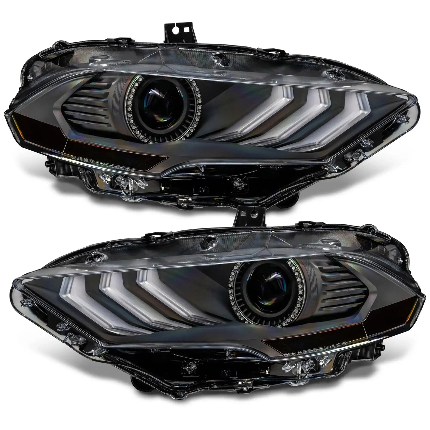ORACLE Lighting 2018-2023 Ford Mustang "Black Series" Dynamic ColorSHIFT LED Headlights w/ Sequential Turn Signal by ORACLE Lighting