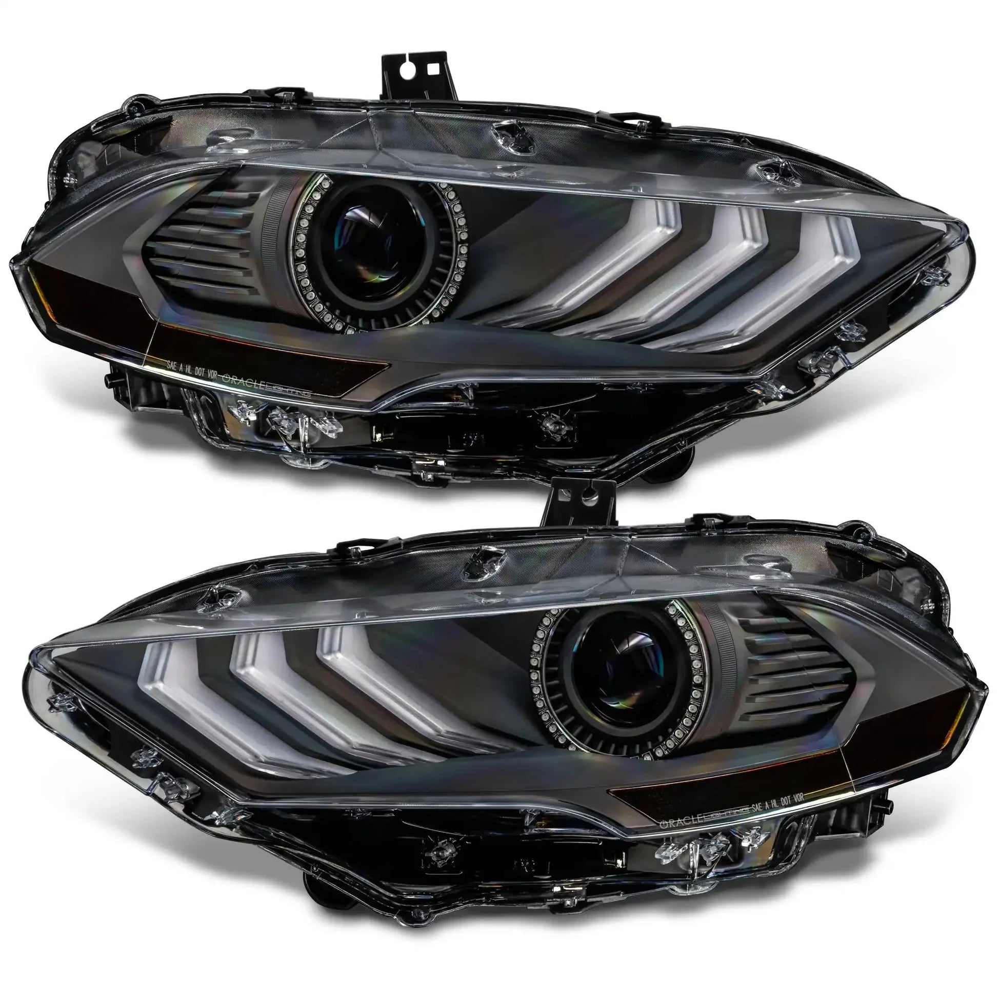 ORACLE Lighting 2018-2023 Ford Mustang "Black Series" Dynamic ColorSHIFT LED Headlights w/ Sequential Turn Signal by ORACLE Lighting