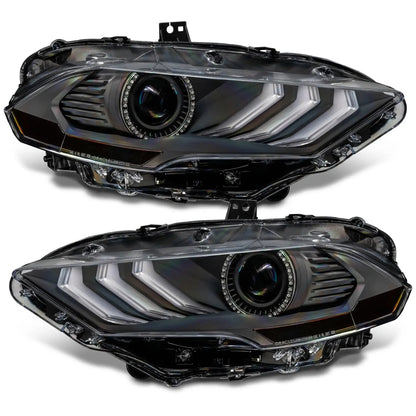 ORACLE Lighting 2018-2023 Ford Mustang "Black Series" Dynamic ColorSHIFT LED Headlights w/ Sequential Turn Signal by ORACLE Lighting