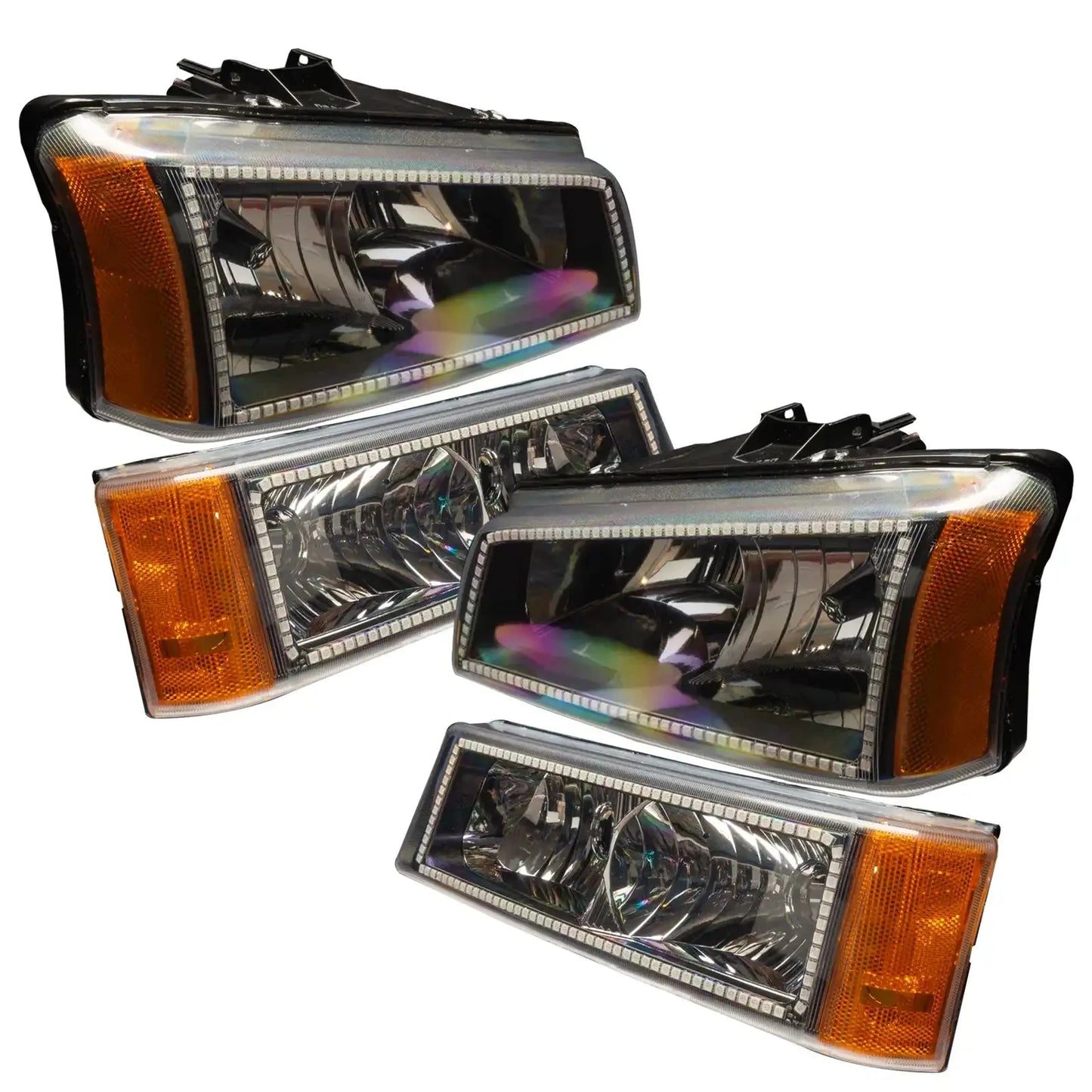 2003-2006 Chevy Silverado Pre-Assembled Headlights w/ Parking Lights by ORACLE Lighting