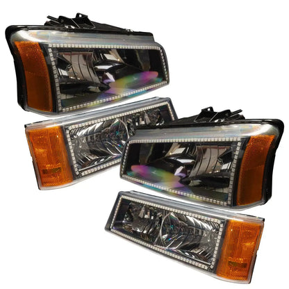 2003-2006 Chevy Silverado Pre-Assembled Headlights w/ Parking Lights by ORACLE Lighting