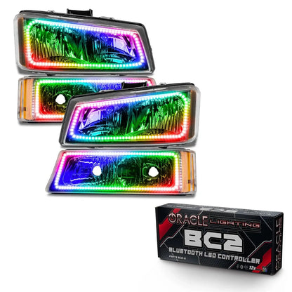 2003-2006 Chevy Silverado Pre-Assembled Headlights w/ Parking Lights by ORACLE Lighting