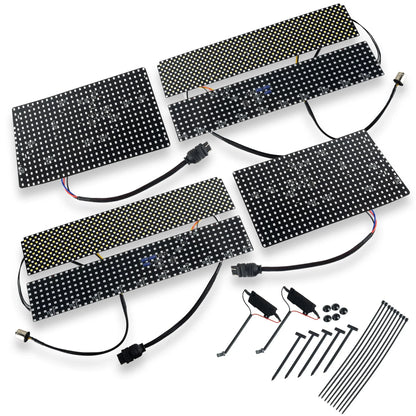 1987-1993 Ford Mustang LX Sequential LED Tail Light Conversion Kit - Plug & Play by ORACLE Lighting