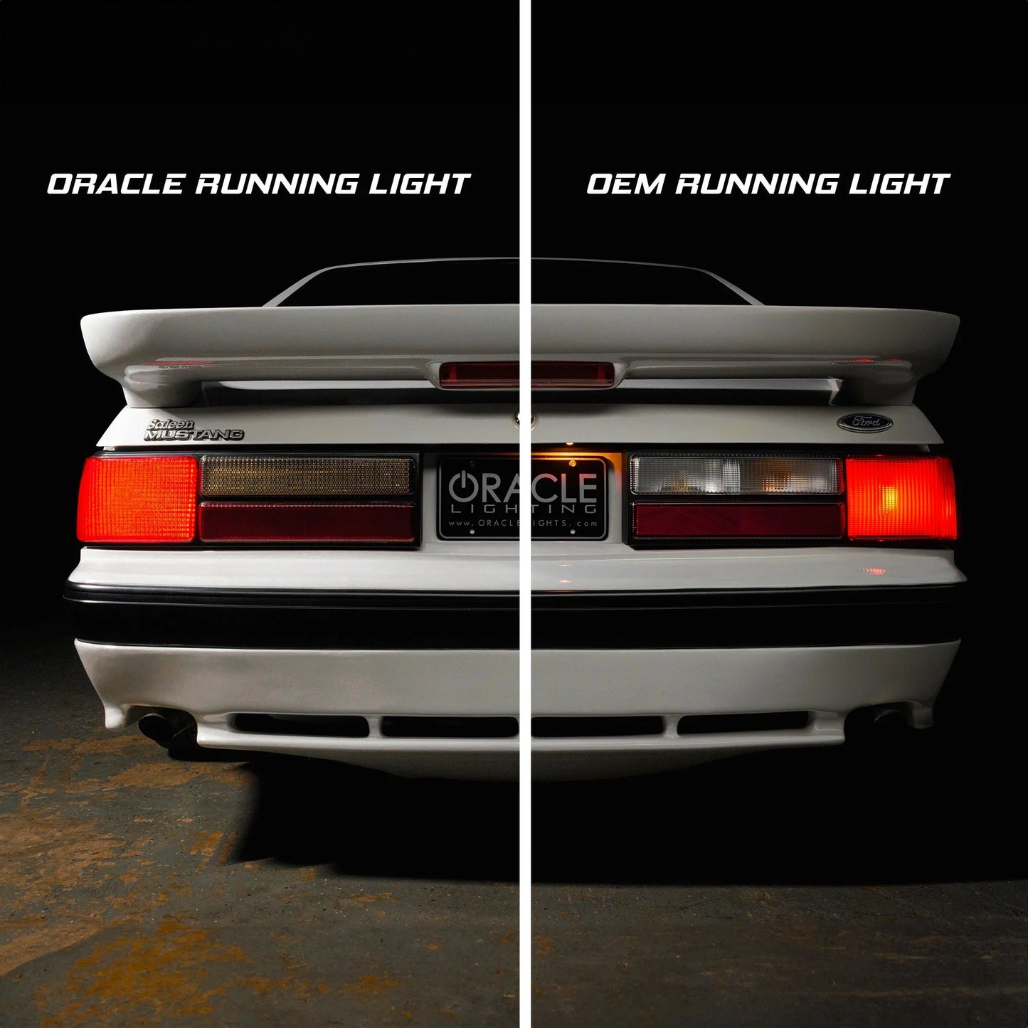 1987-1993 Ford Mustang LX Sequential LED Tail Light Conversion Kit - Plug & Play by ORACLE Lighting