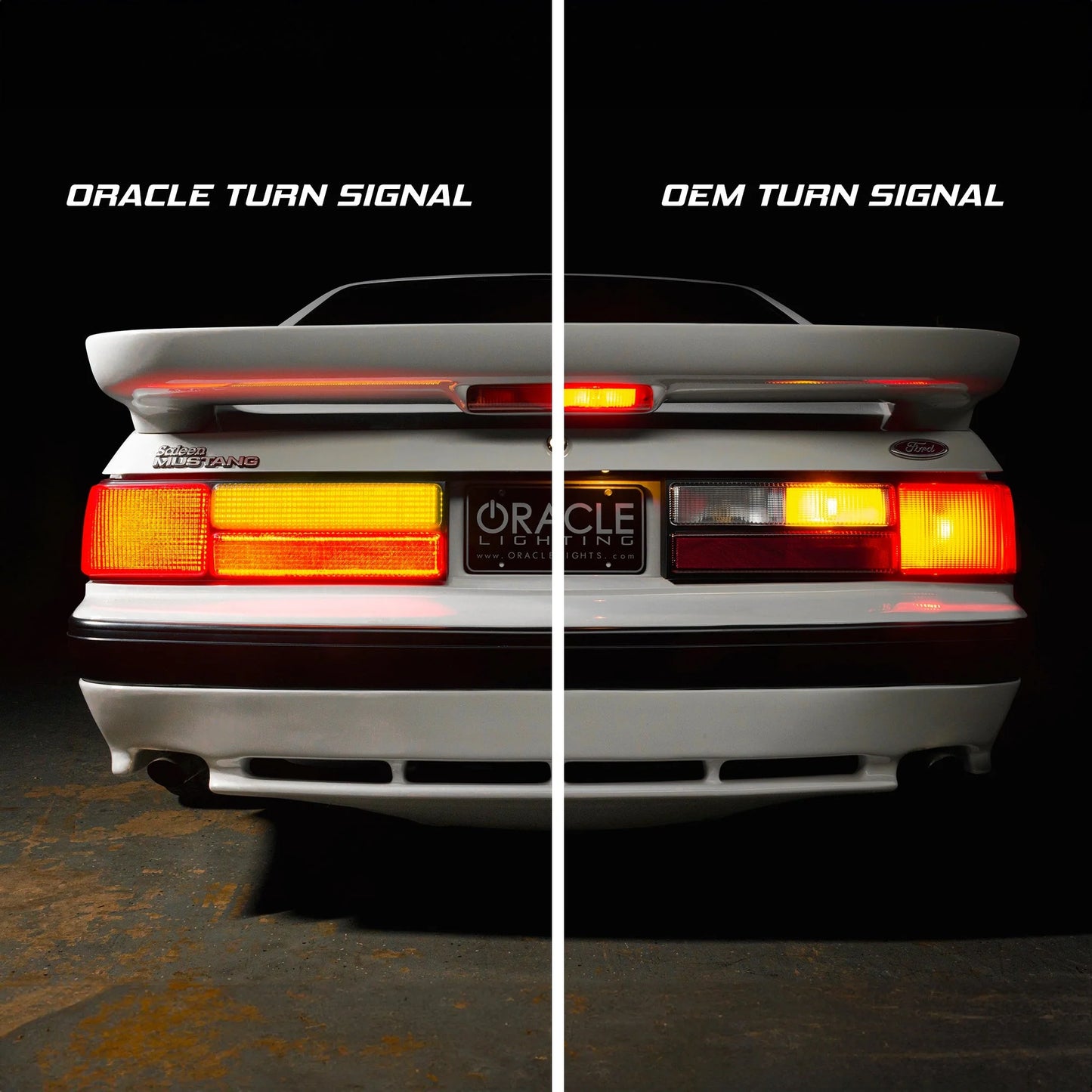 1987-1993 Ford Mustang LX Sequential LED Tail Light Conversion Kit - Plug & Play by ORACLE Lighting