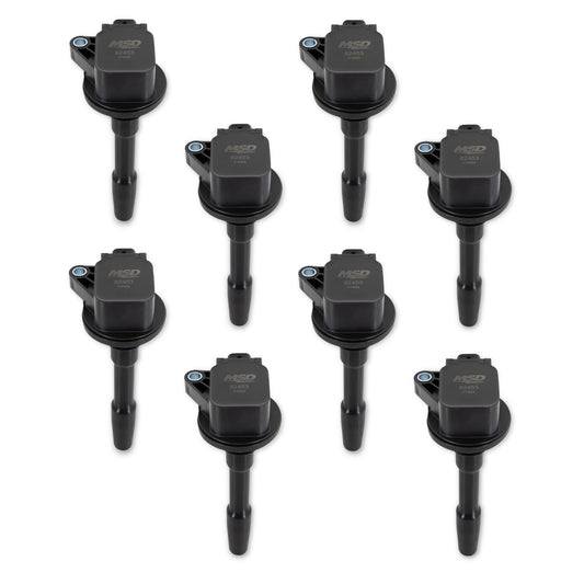 MSD Ignition Coil - Blaster - Ford 5.2L - V8 - SuperCharged - Black - 8 Pack by MSD