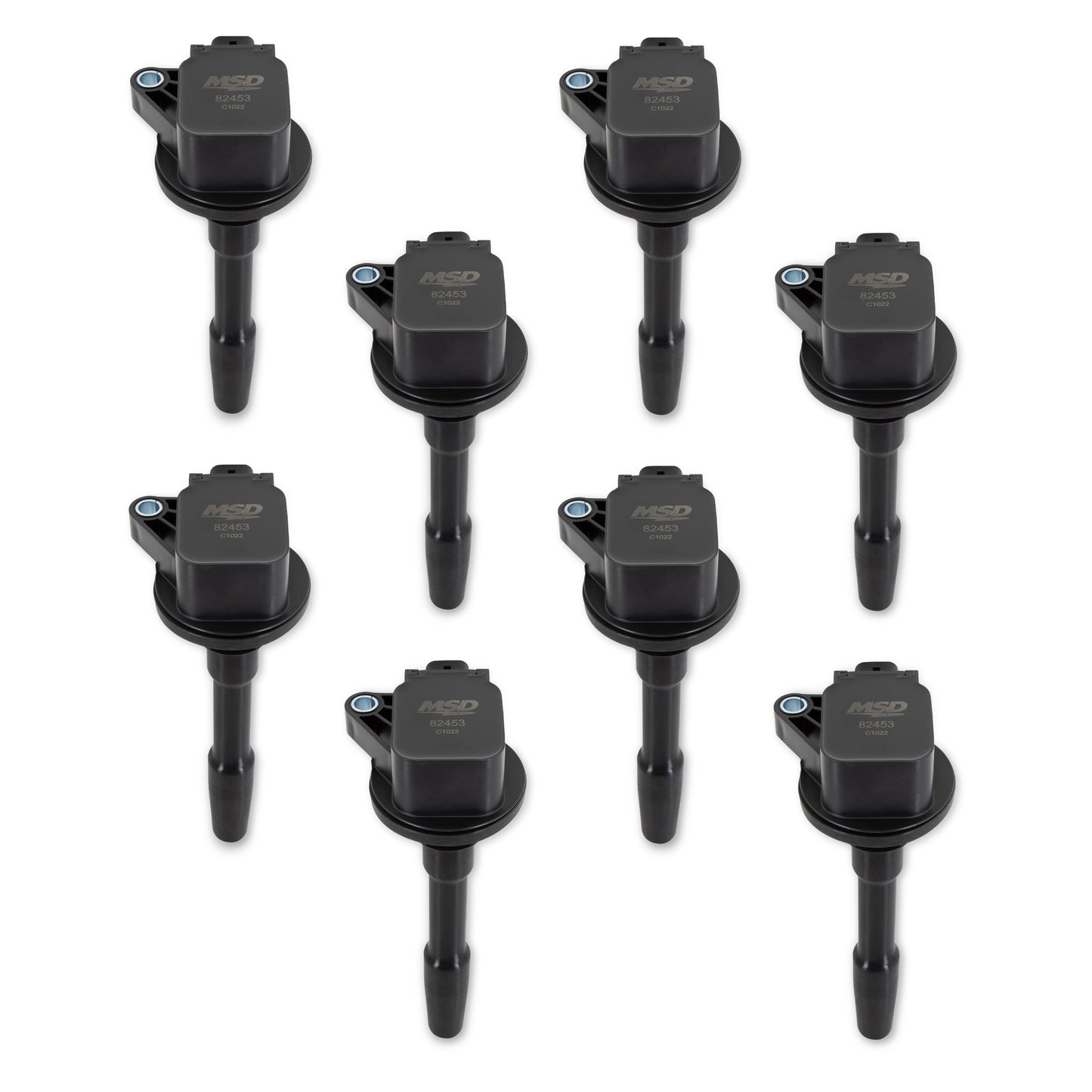 MSD Ignition Coil - Blaster - Ford 5.2L - V8 - SuperCharged - Black - 8 Pack by MSD