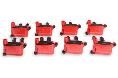 MSD Blaster Ignition Coil - Gen III HEMI 05-24 - Red - 8-Pack 5.7/6.1/6.2/6.4 by MSD