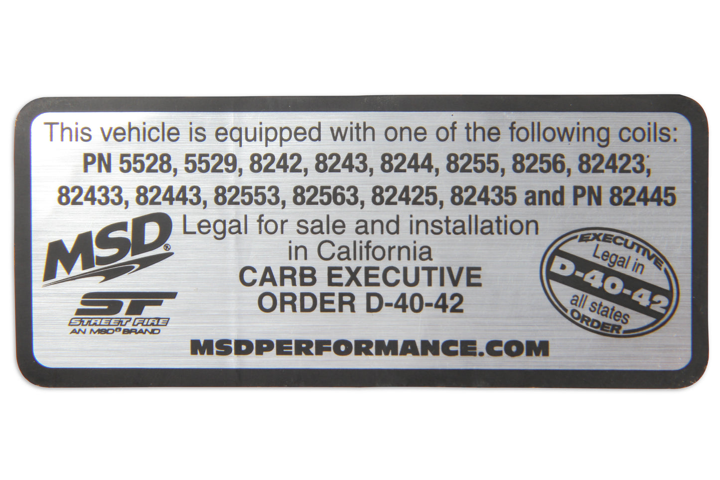 MSD Blaster Ignition Coil - Gen III HEMI 05-24 - Red - 8-Pack 5.7/6.1/6.2/6.4 by MSD