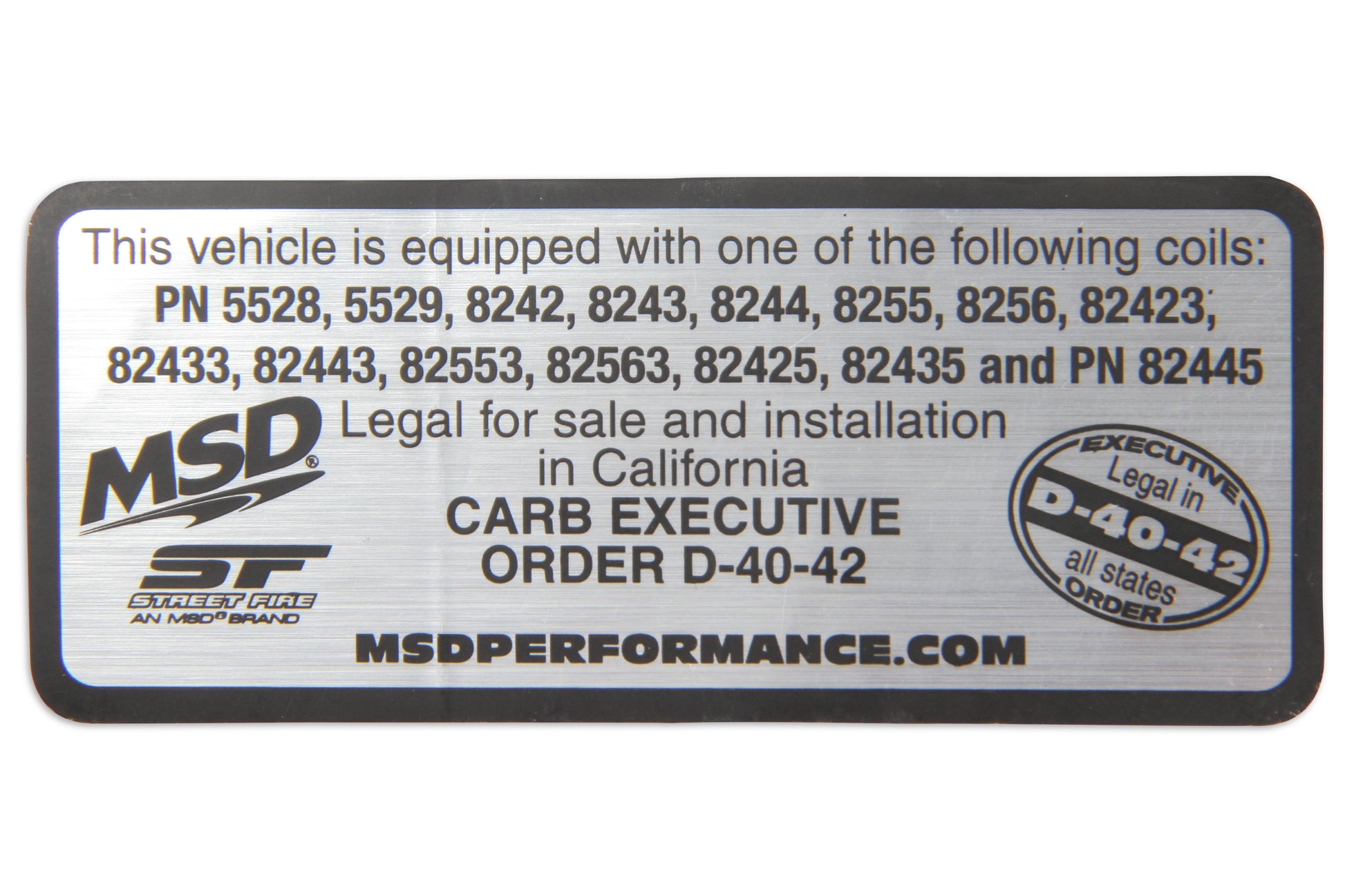 MSD Blaster Ignition Coil - Gen III HEMI 05-24 - Red - 8-Pack 5.7/6.1/6.2/6.4 by MSD