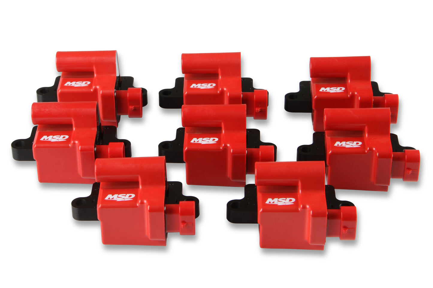 MSD Ignition Coil - GM LS Blaster Series - L-Series Truck Engine - Red - 8-Pack by MSD
