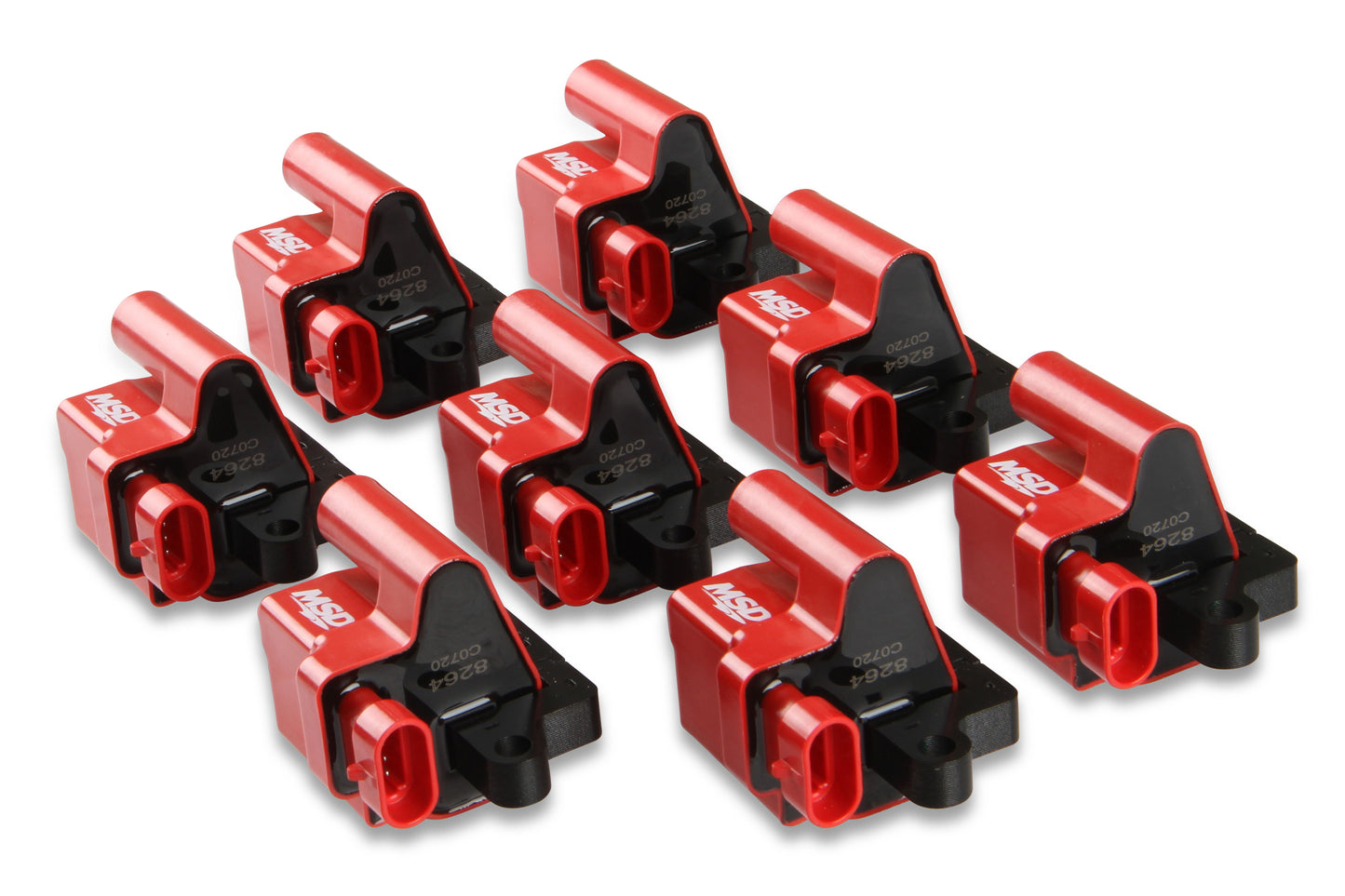 MSD Ignition Coil - GM LS Blaster Series - L-Series Truck Engine - Red - 8-Pack by MSD