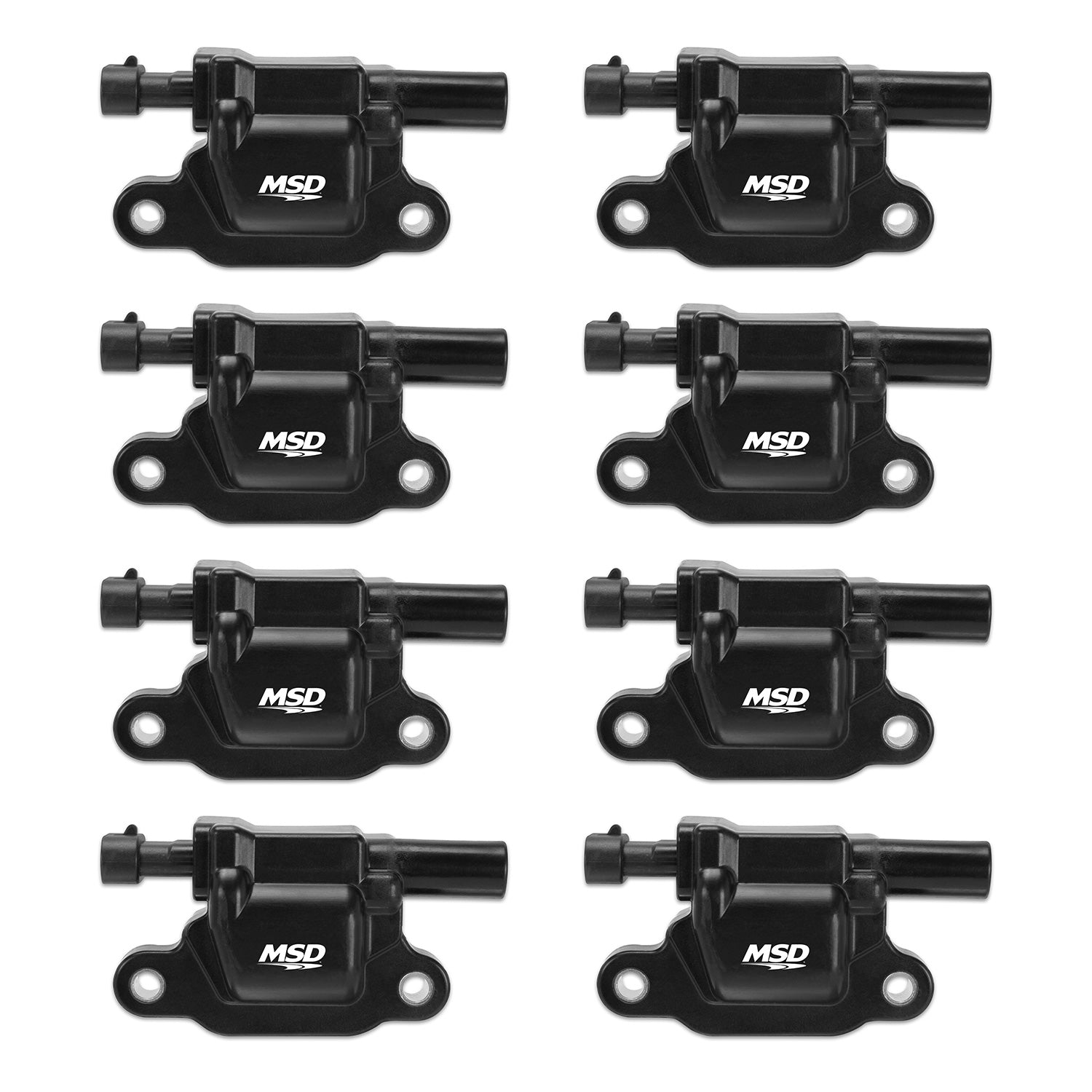MSD Ignition Coil - Blaster Series - LS2/LS3/LS4/LS7/LS9 Engines -Black - 8-Pack by MSD