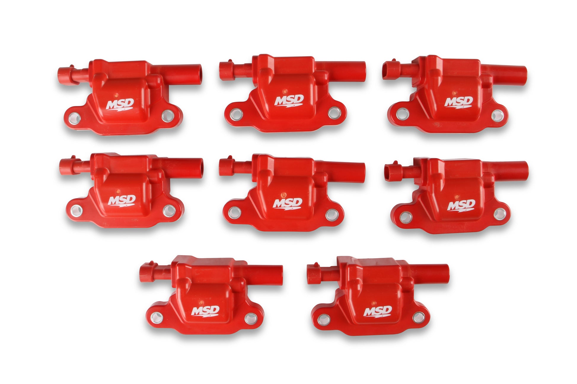 MSD Ignition Coil - Blaster Series - LS2/LS3/LS4/LS7/LS9 Engines - Red - 8-Pack by MSD