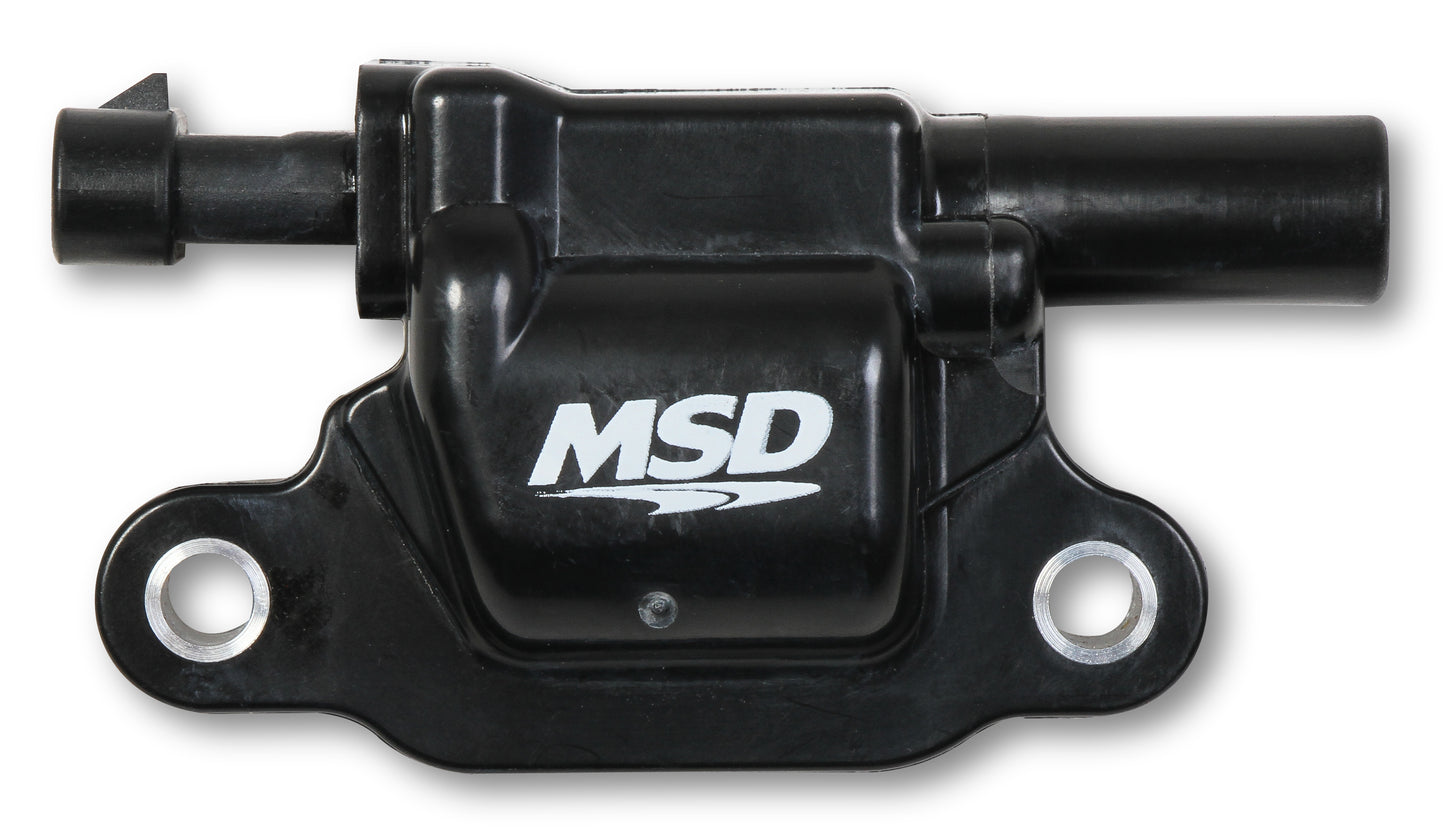 MSD Ignition Coil - Blaster Series - Gen V GDI Engine - Black - 8-Pack - Square by MSD