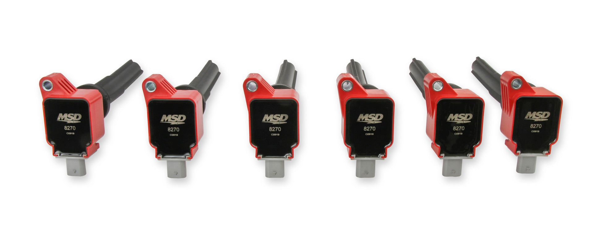 MSD Ignition Coil - Ford EcoBoost - 3.5L V6 - Red - 6-Pack by MSD