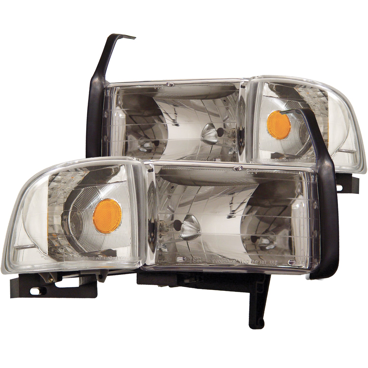 Crystal Headlight Set by ANZO USA