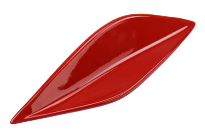 OLM STI Spoiler Side Fins - Lightning Red / Firestorm Red - 2015-2021 Subaru WRX / STI by OLM