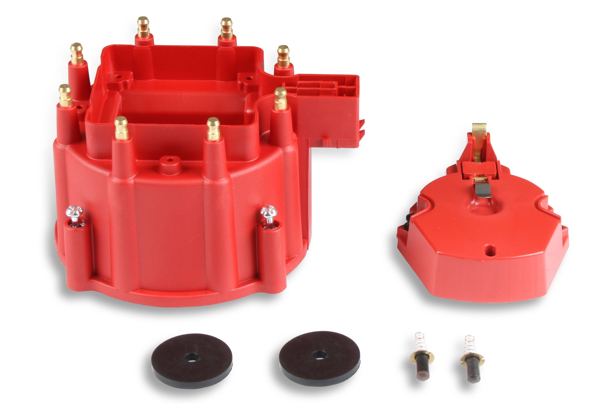 MSD Distributor Cap and Rotor - GM HEI - Red by MSD